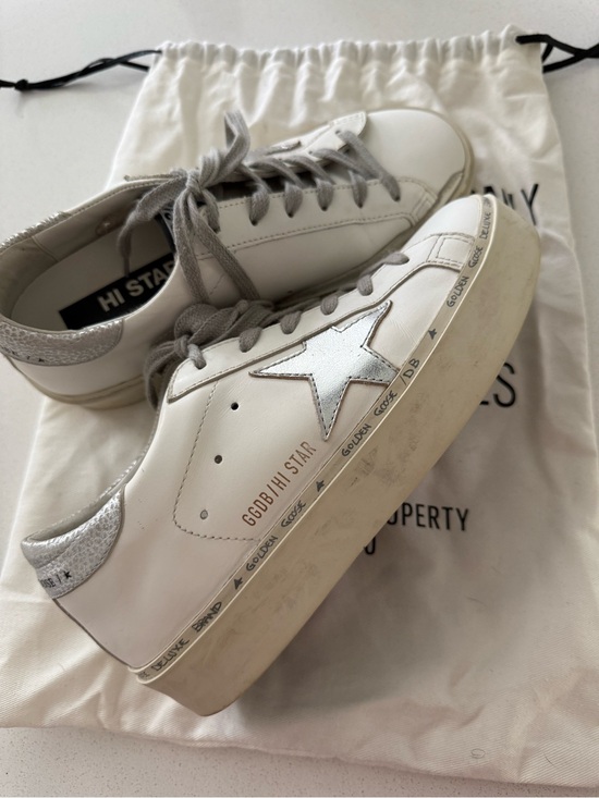 Golden Goose Shoes - Golden Goose Hi Star Platform Sneaker
